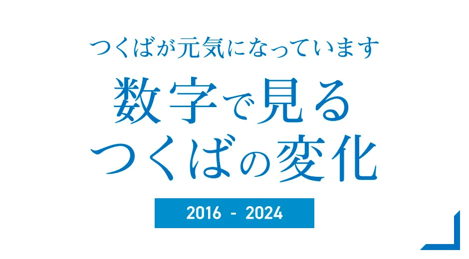 数字で見るつくばの変化｜いがらし立青